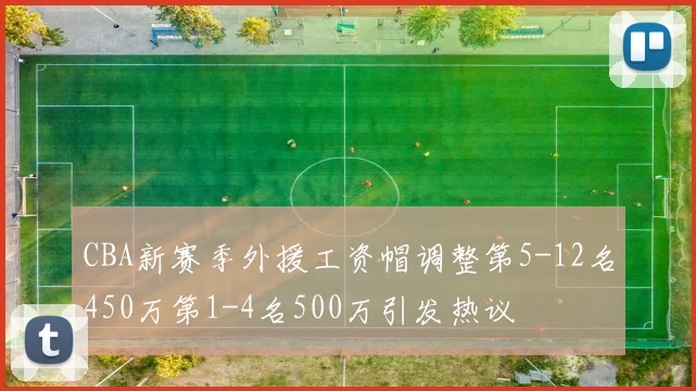 CBA新赛季外援工资帽调整第5-12名450万第1-4名500万引发热议